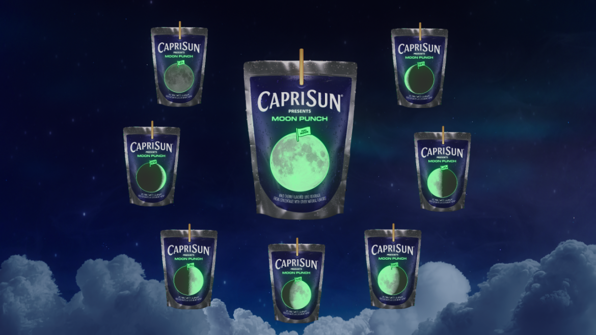 Capri Sun lanza empaque que brilla en la oscuridad.